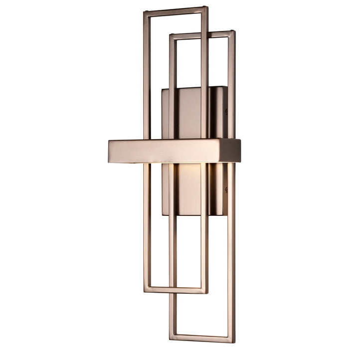 Frame LED Wall Sconce in Hazel Bronze