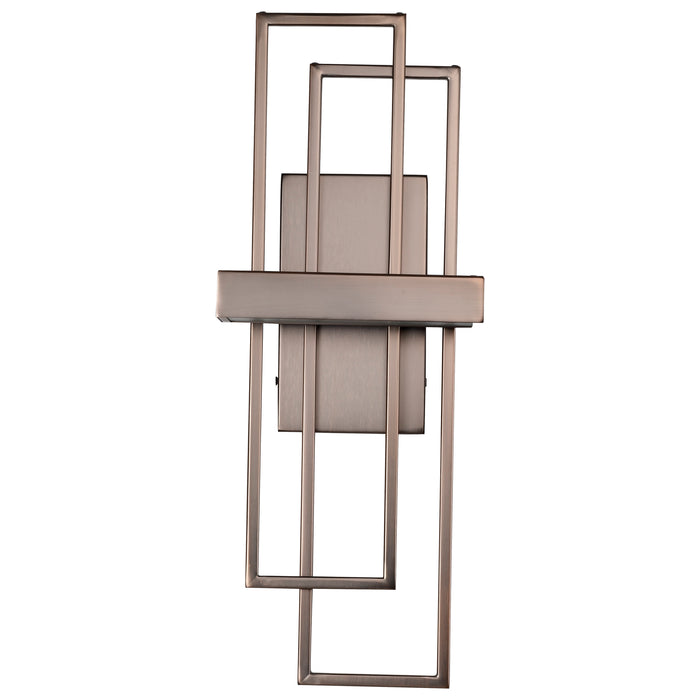 Frame LED Wall Sconce in Hazel Bronze