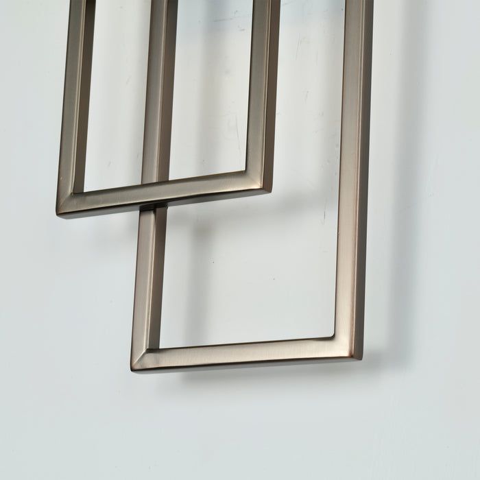 Frame LED Wall Sconce in Hazel Bronze