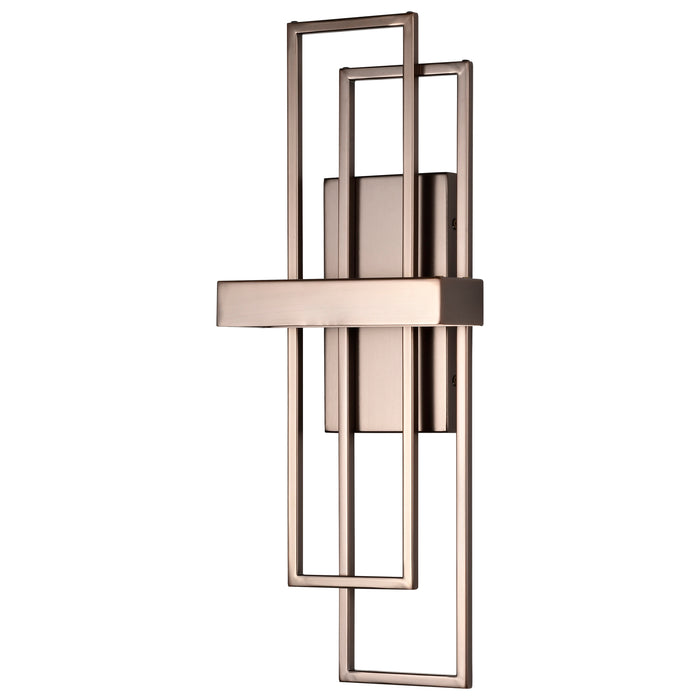 Frame LED Wall Sconce in Hazel Bronze