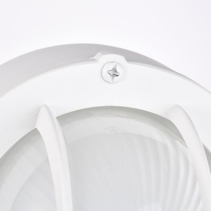 LED Bulk Head Fixture in White