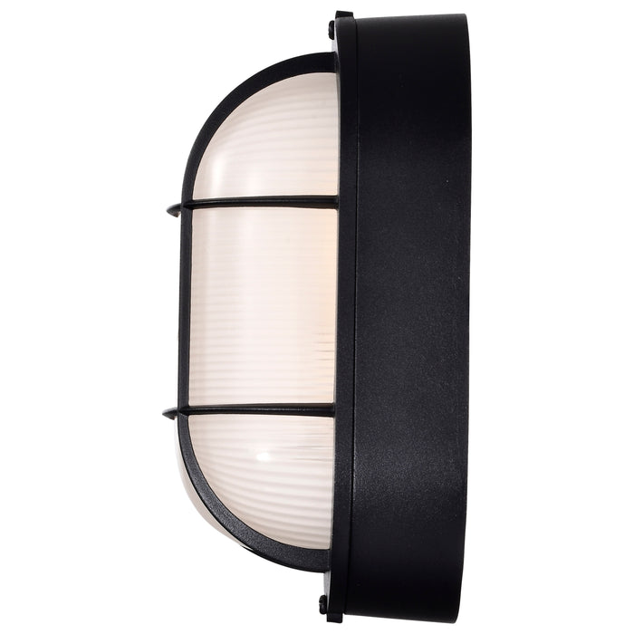 LED Bulk Head Fixture in Black