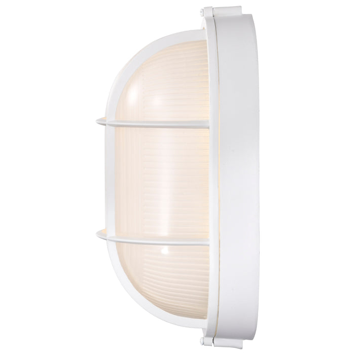 LED Bulk Head Fixture in White