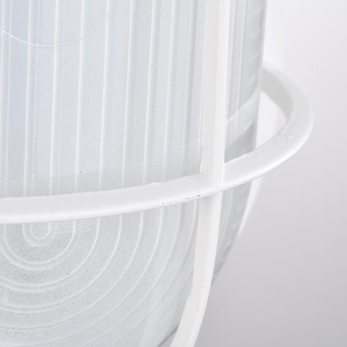 LED Bulk Head Fixture in White