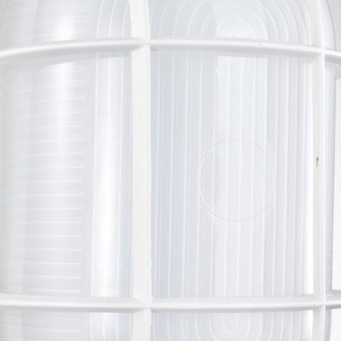 LED Bulk Head Fixture in White