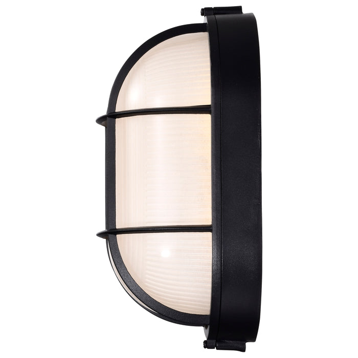 LED Bulk Head Fixture in Black