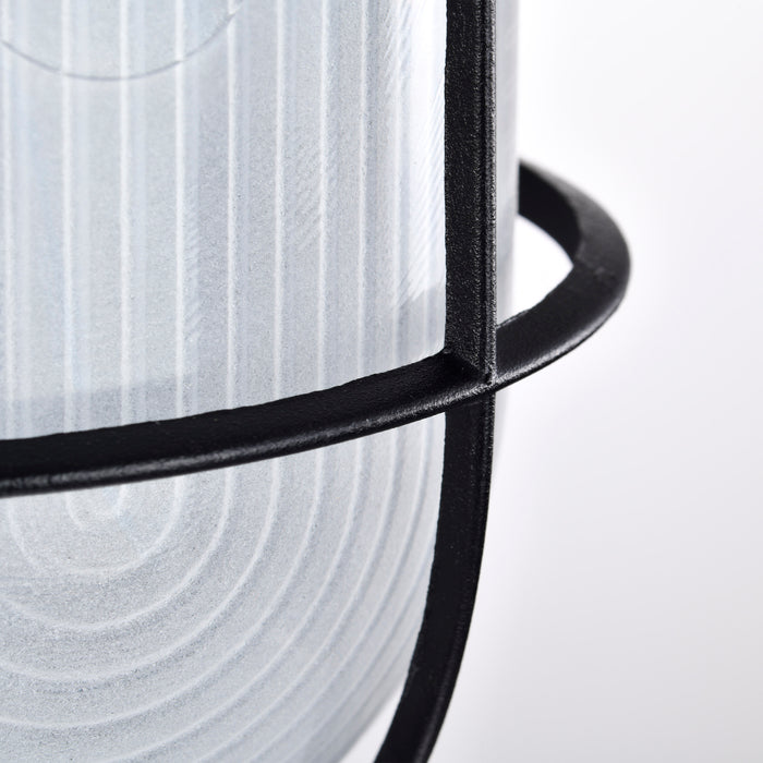 LED Bulk Head Fixture in Black