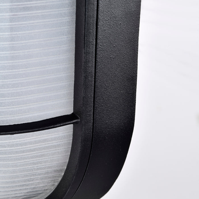 LED Bulk Head Fixture in Black