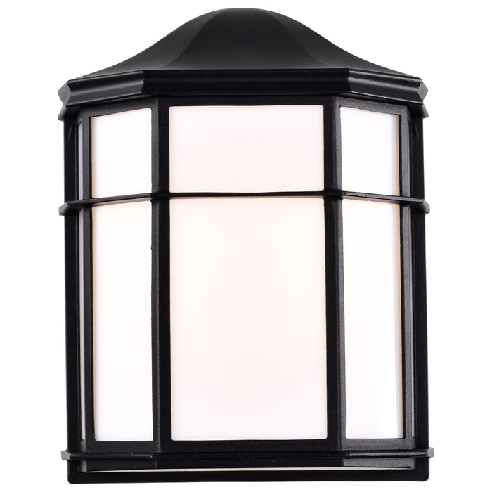 LED Cage Lantern Fixture in Black