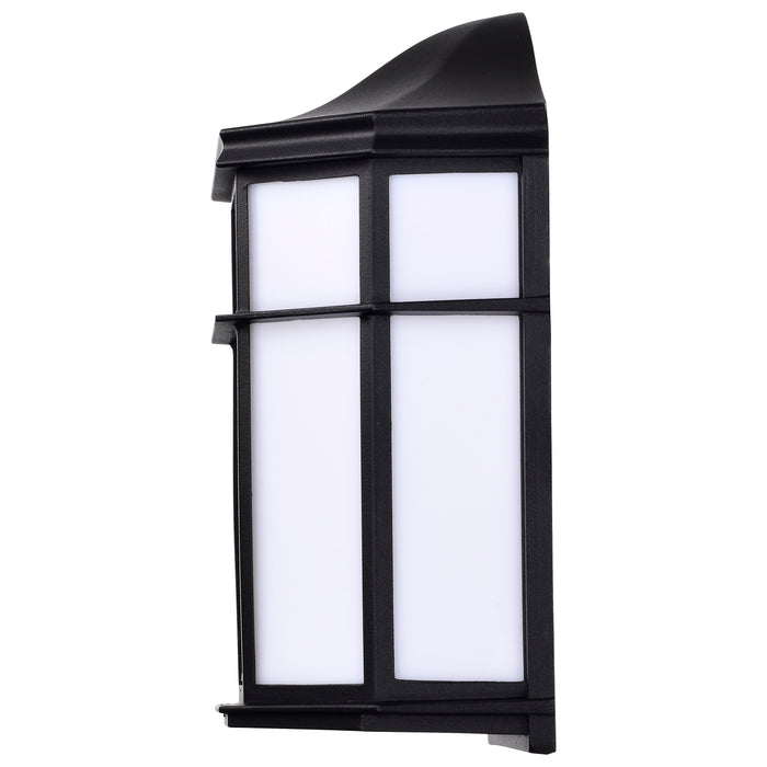LED Cage Lantern Fixture in Black
