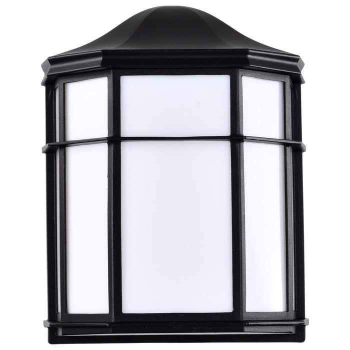 LED Cage Lantern Fixture in Black