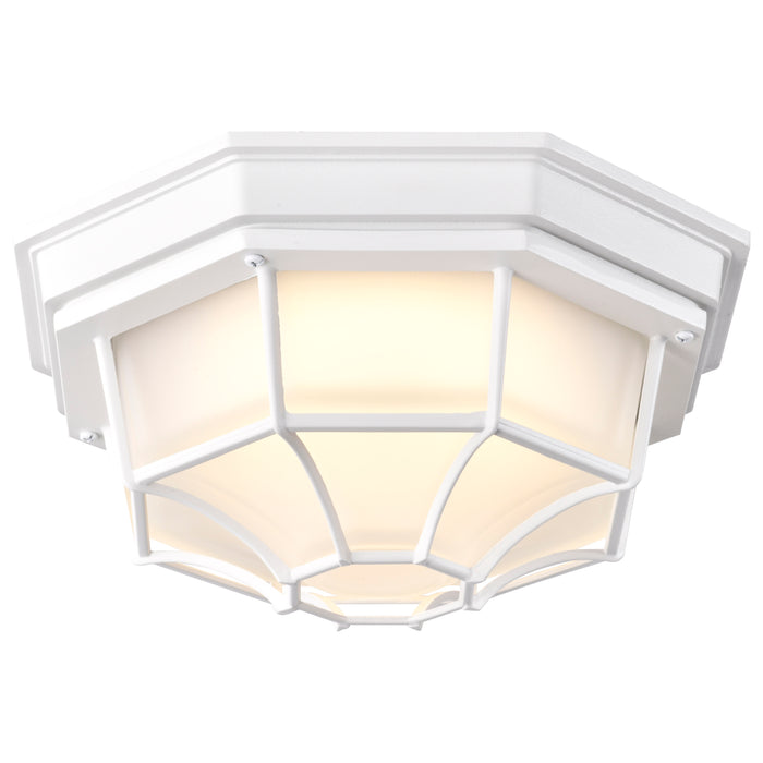 LED Spider Cage Fixture in White