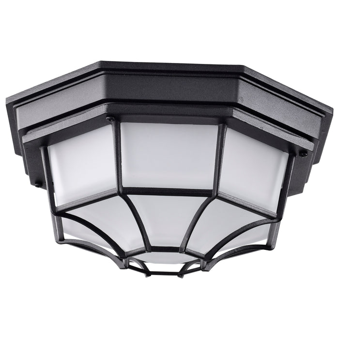 LED Spider Cage Fixture in Black
