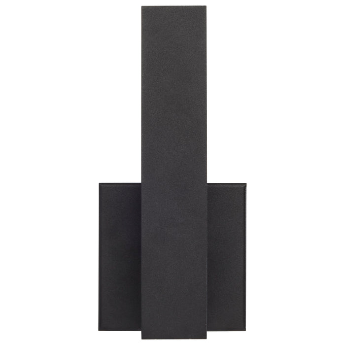 Raven LED Outdoor Wall Sconce in Textured Matte Black