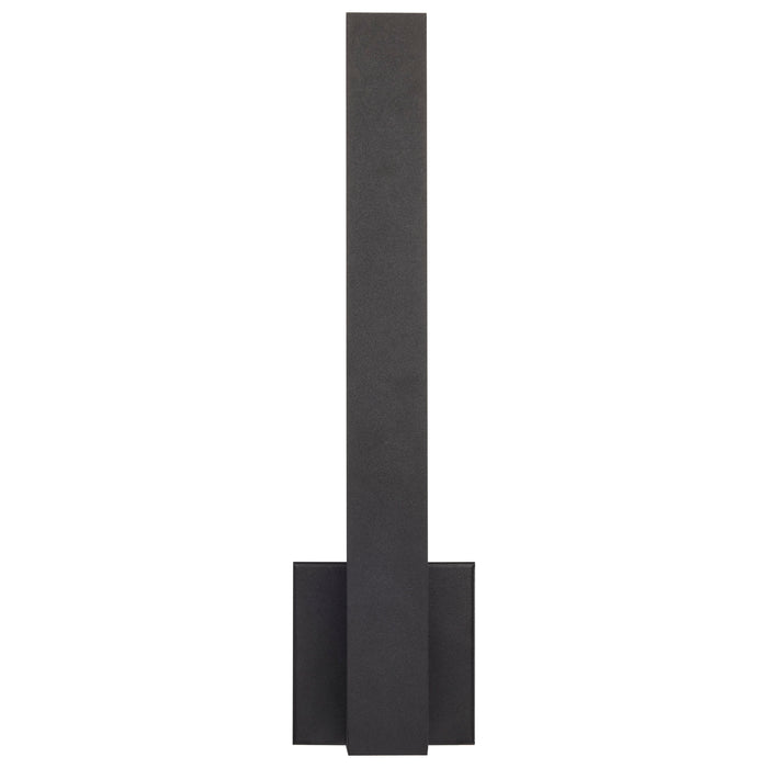 Raven LED Outdoor Wall Sconce in Textured Matte Black