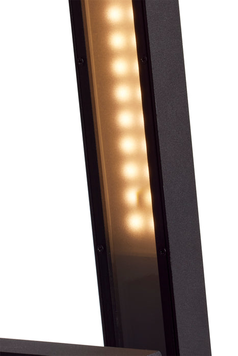 Raven LED Outdoor Wall Sconce in Textured Matte Black