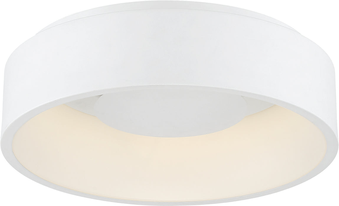 Orbit LED Flush Mount in White