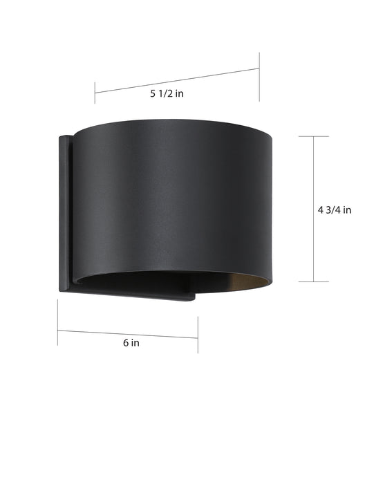 Lightgate LED Wall Sconce in Black