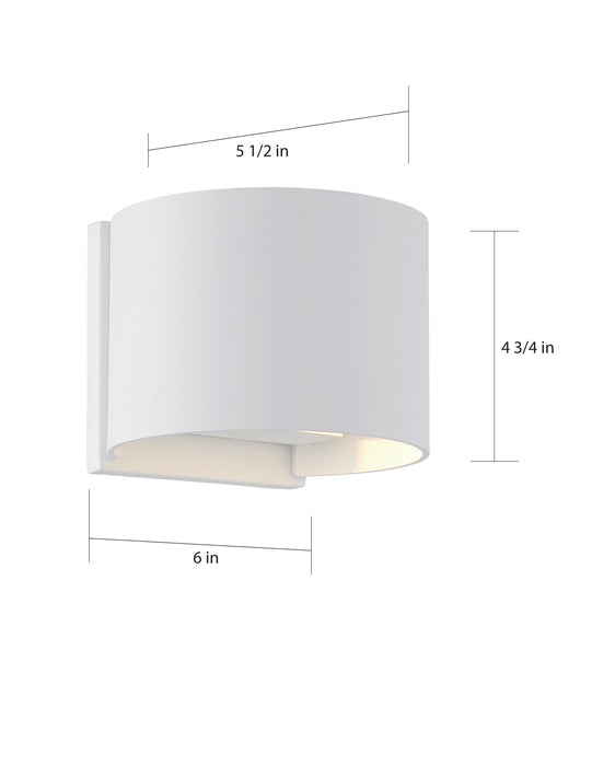 Lightgate LED Wall Sconce in White