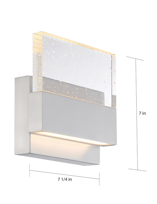 Ellusion LED Wall Sconce in Polished Nickel