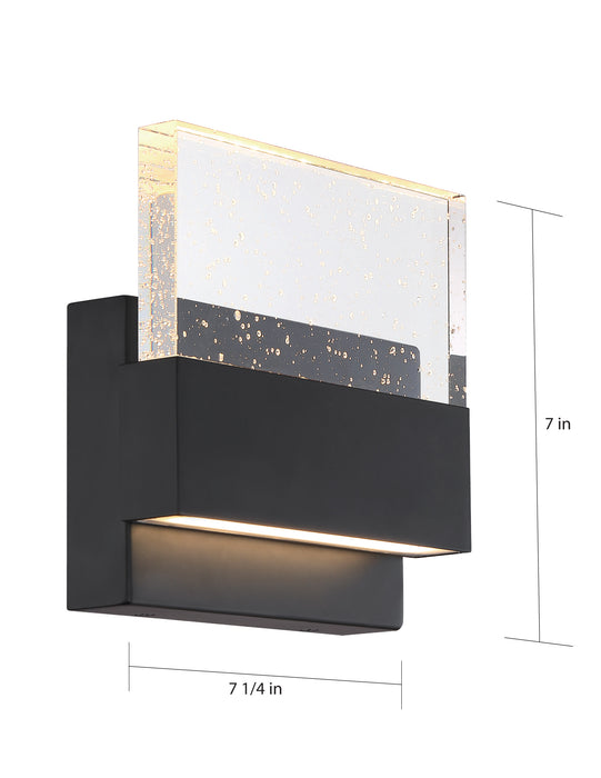 Ellusion LED Wall Sconce in Matte Black