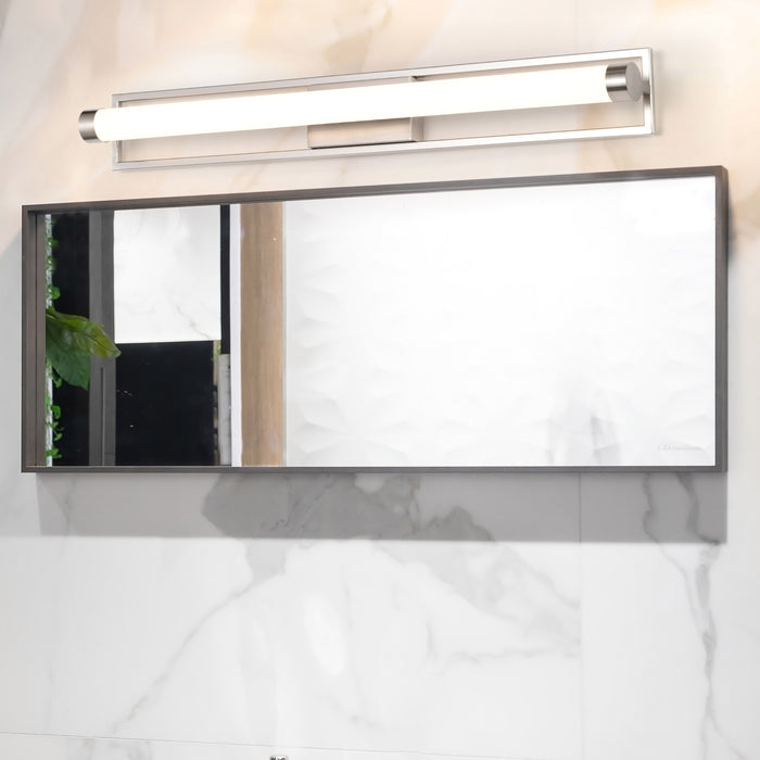 Canal LED Vanity in Brushed Nickel