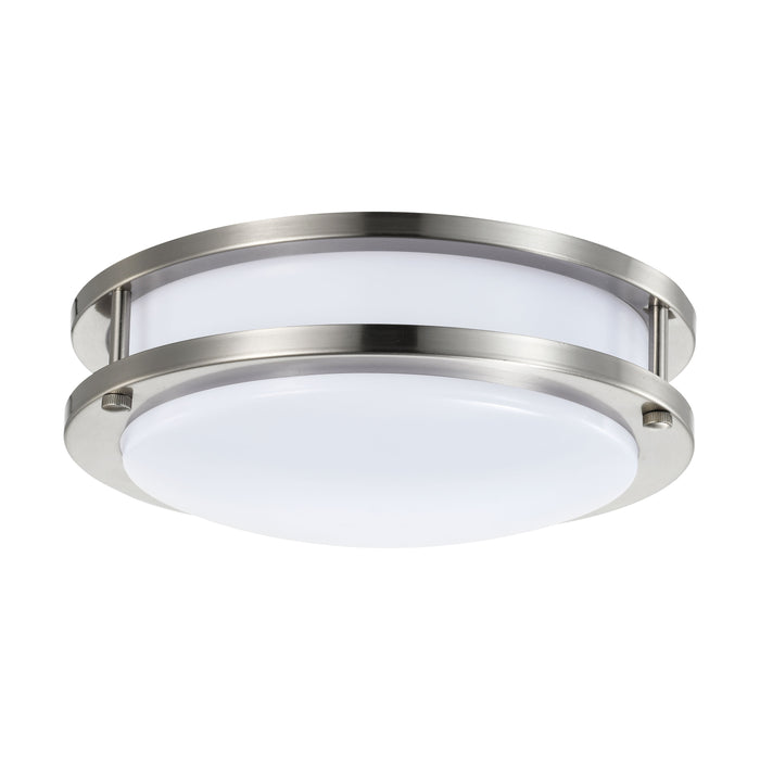 LED Flush Mount in Brushed Nickel