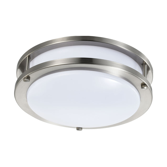 LED Flush Mount in Brushed Nickel