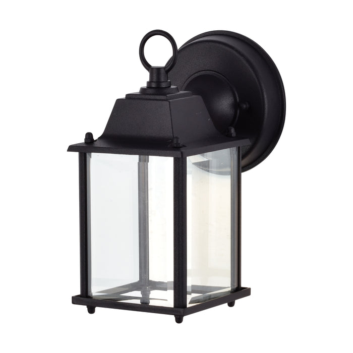 LED Wall Lantern in Black