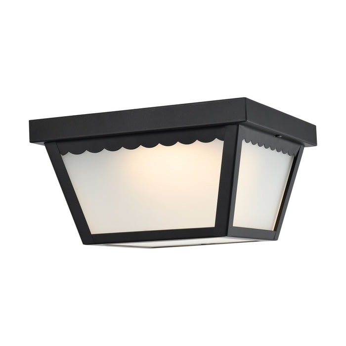 LED Flush Mount in Black