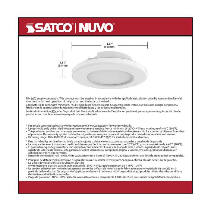 LED Surface Mount in White