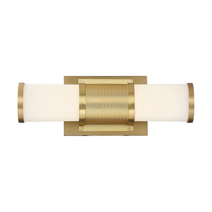 Caper LED Vanity in Brushed Brass