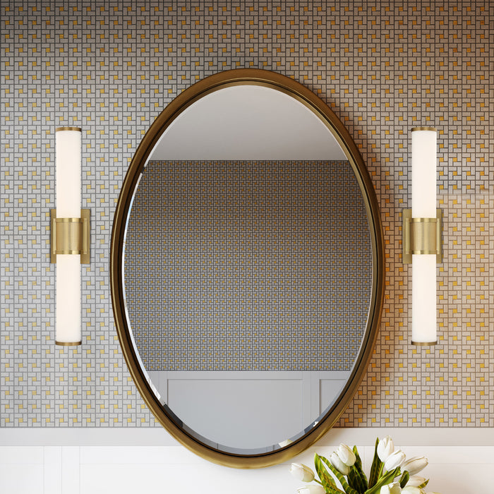 Caper LED Vanity in Brushed Brass