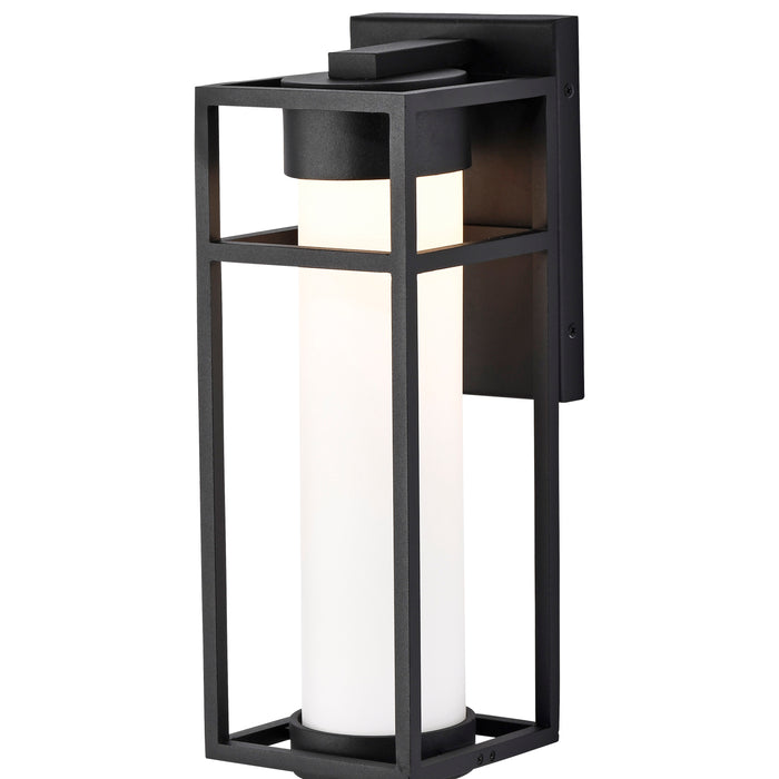 Ledges LED Wall Lantern in Matte Black