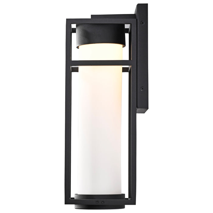 Ledges LED Wall Lantern in Matte Black