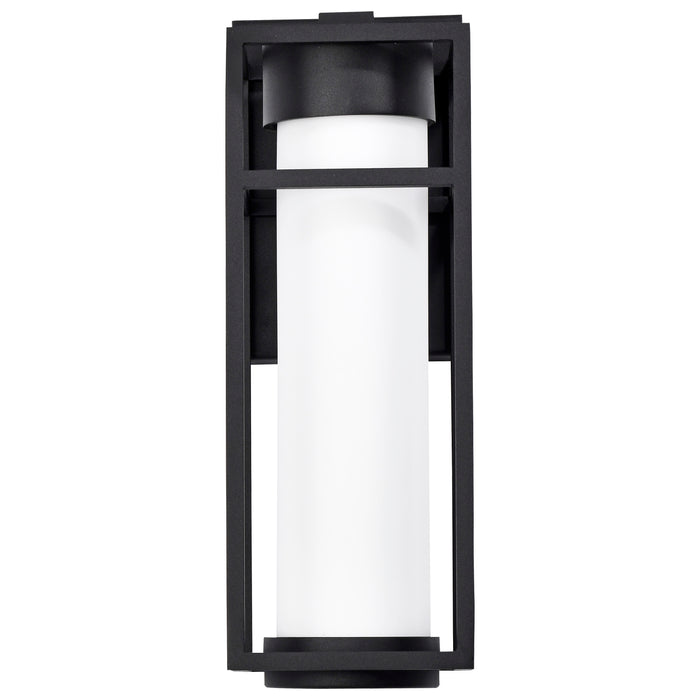 Ledges LED Wall Lantern in Matte Black