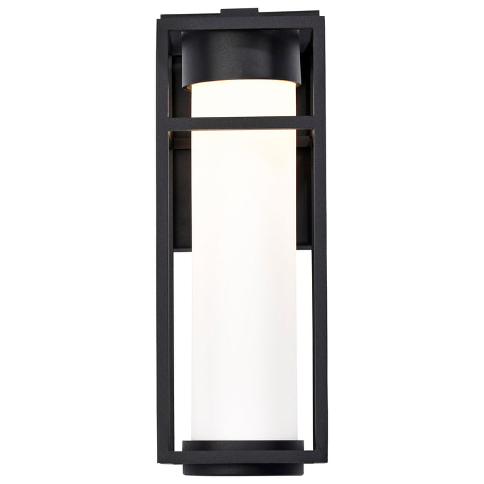 Ledges LED Wall Lantern in Matte Black