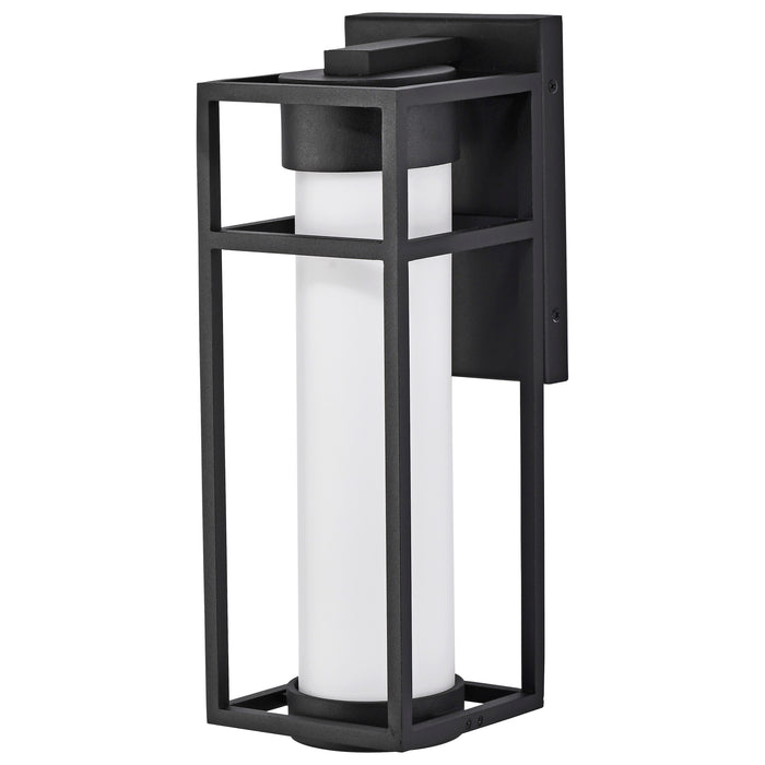 Ledges LED Wall Lantern in Matte Black