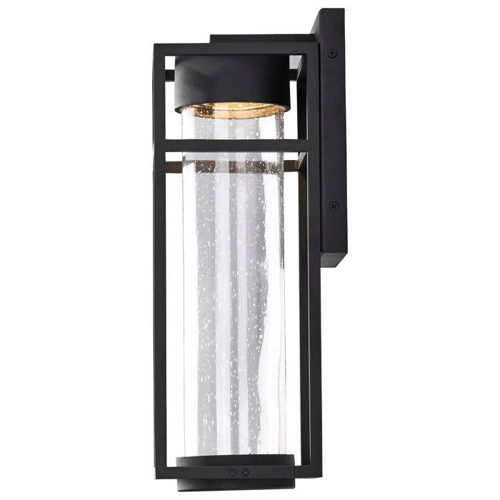 Ledges LED Wall Lantern in Matte Black