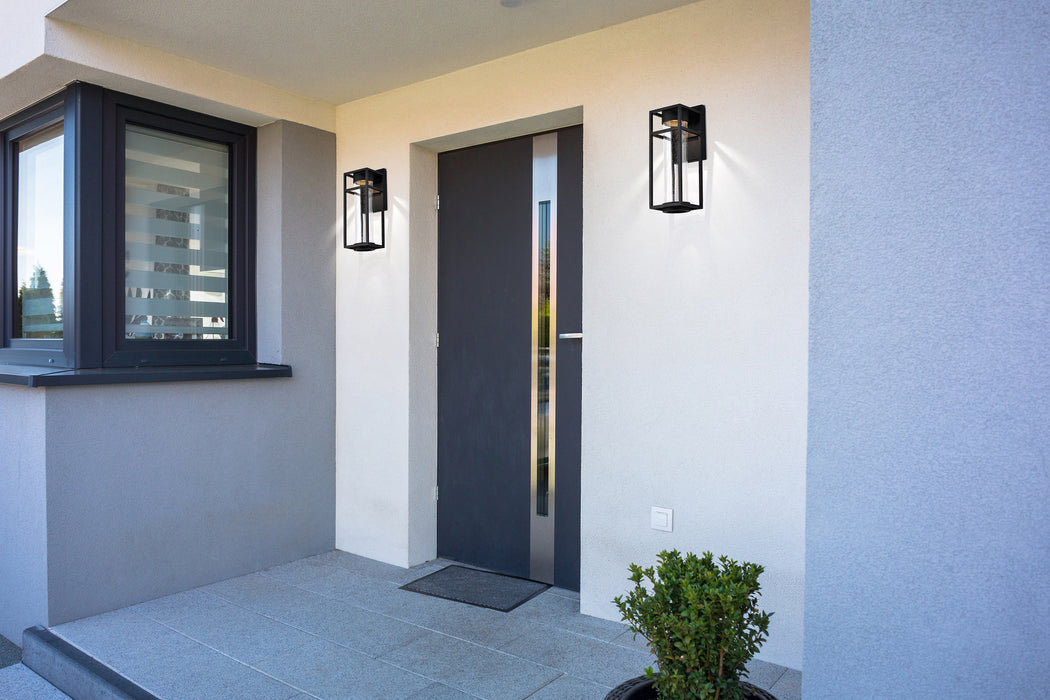 Ledges LED Wall Lantern in Matte Black