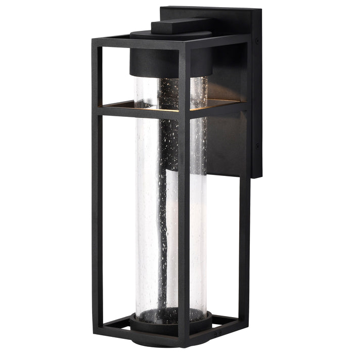 Ledges LED Wall Lantern in Matte Black