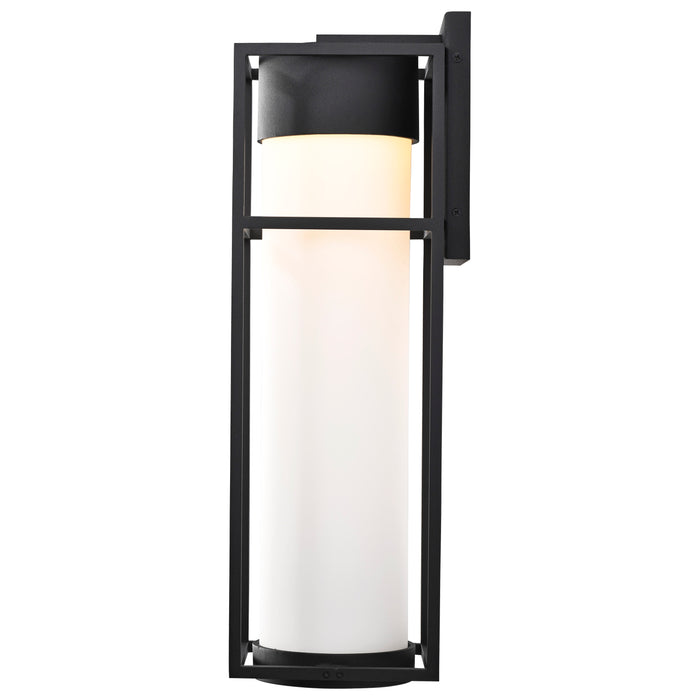 Ledges LED Wall Lantern in Matte Black