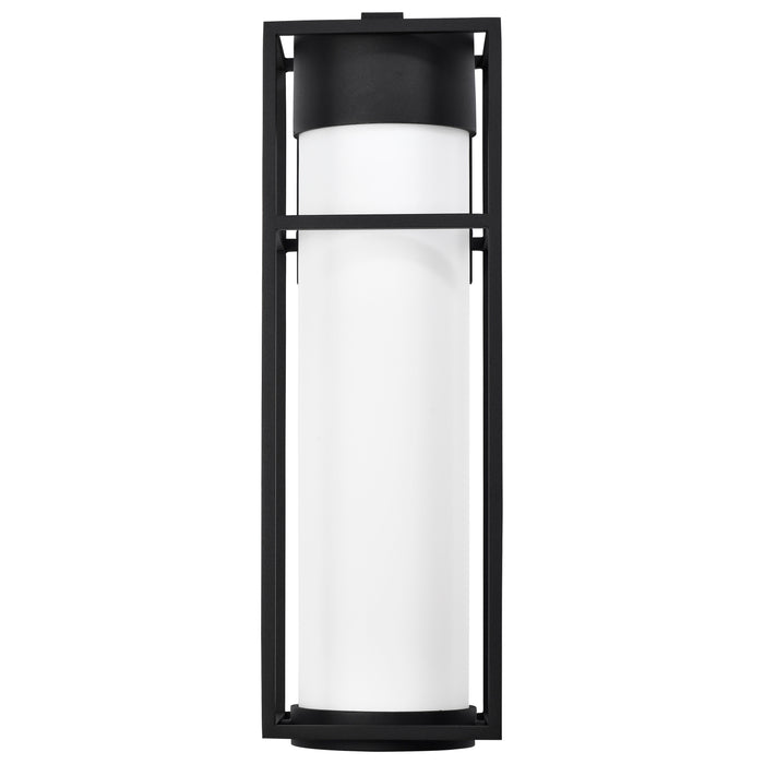 Ledges LED Wall Lantern in Matte Black