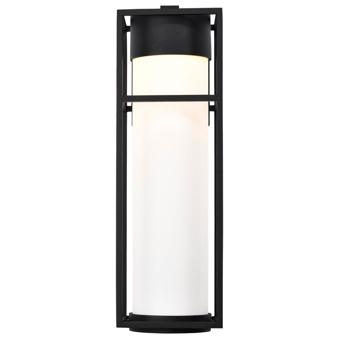 Ledges LED Wall Lantern in Matte Black