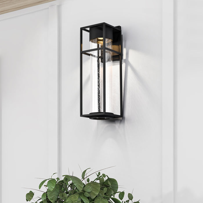 Ledges LED Wall Lantern in Matte Black