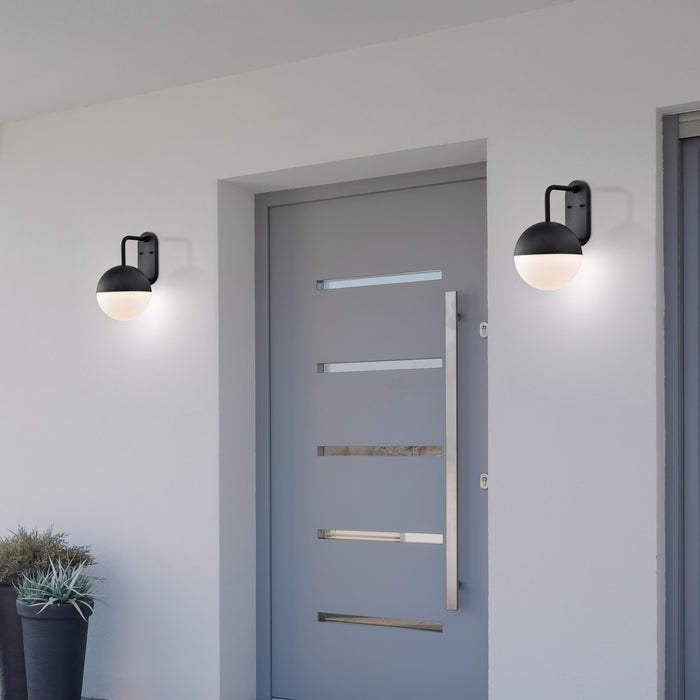 Atmosphere LED Wall Lantern in Matte Black