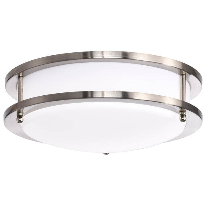 Glamour LED Flush Mount in Brushed Nickel