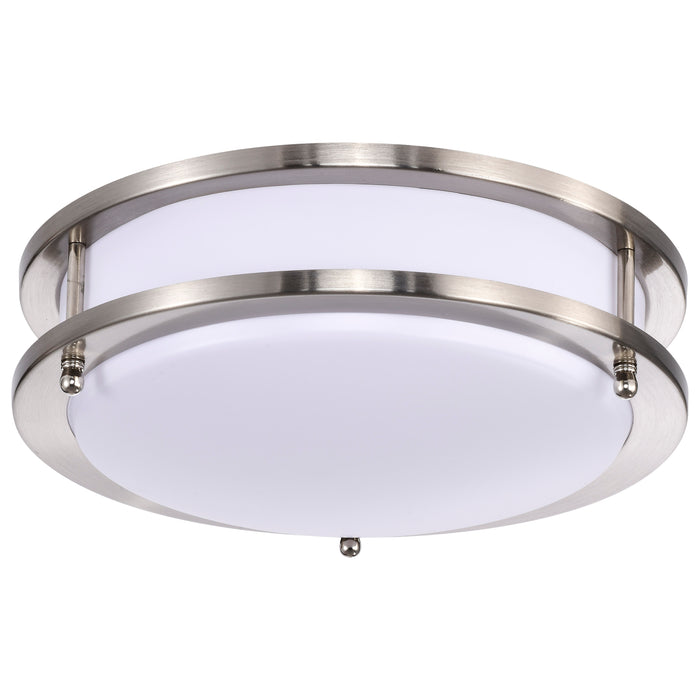 Glamour LED Flush Mount in Brushed Nickel