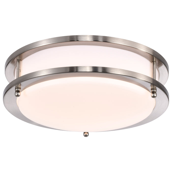 Glamour LED Flush Mount in Brushed Nickel