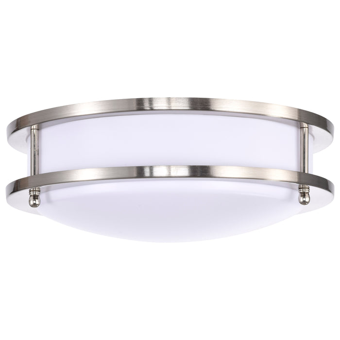 Glamour LED Flush Mount in Brushed Nickel